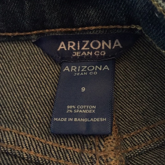 Arizona jean co blue jean skirt size 9 distressed details - Picture 3 of 3